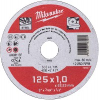 [NO LONGER AVAILABLE] Milwaukee Cut.W Trade SCS41 125 x 1.0mm - 1pc
